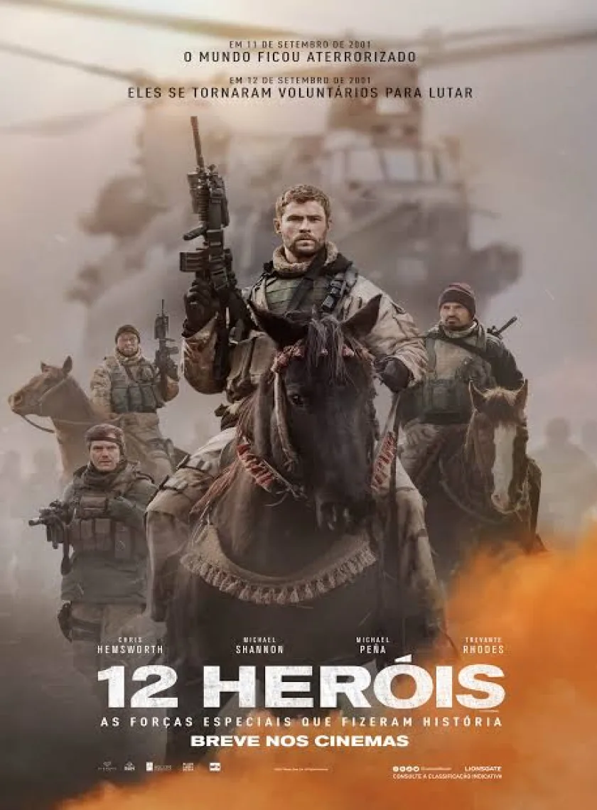 12 Strong (2018) {Hindi + English} Dual Audio Full Movie BluRay HD ESub poster