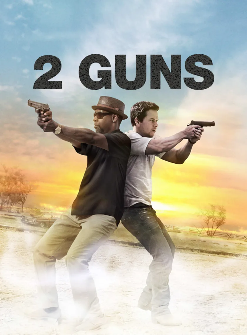 2 Guns (2013) (Hindi + English) Dual Audio Hollywood Movie BluRay HD ESub poster