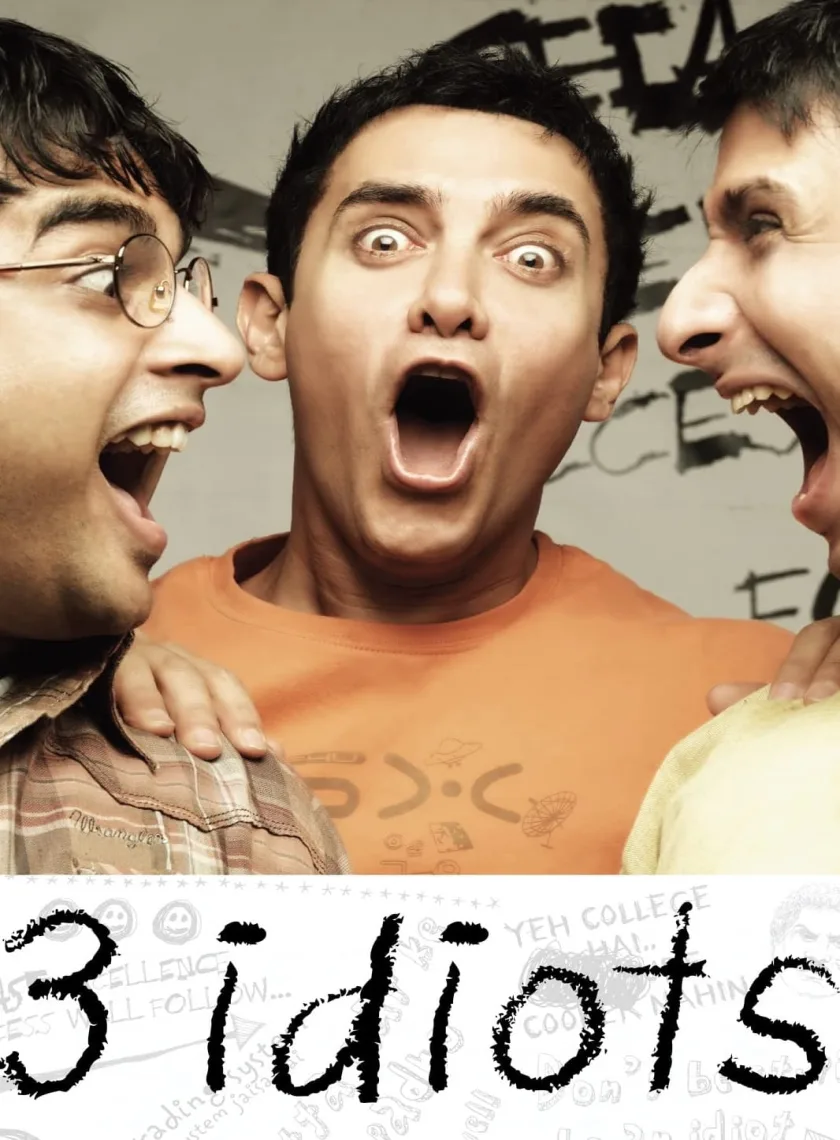 3 Idiots (2009) Bollywood Hindi Movie BluRay HD ESub poster