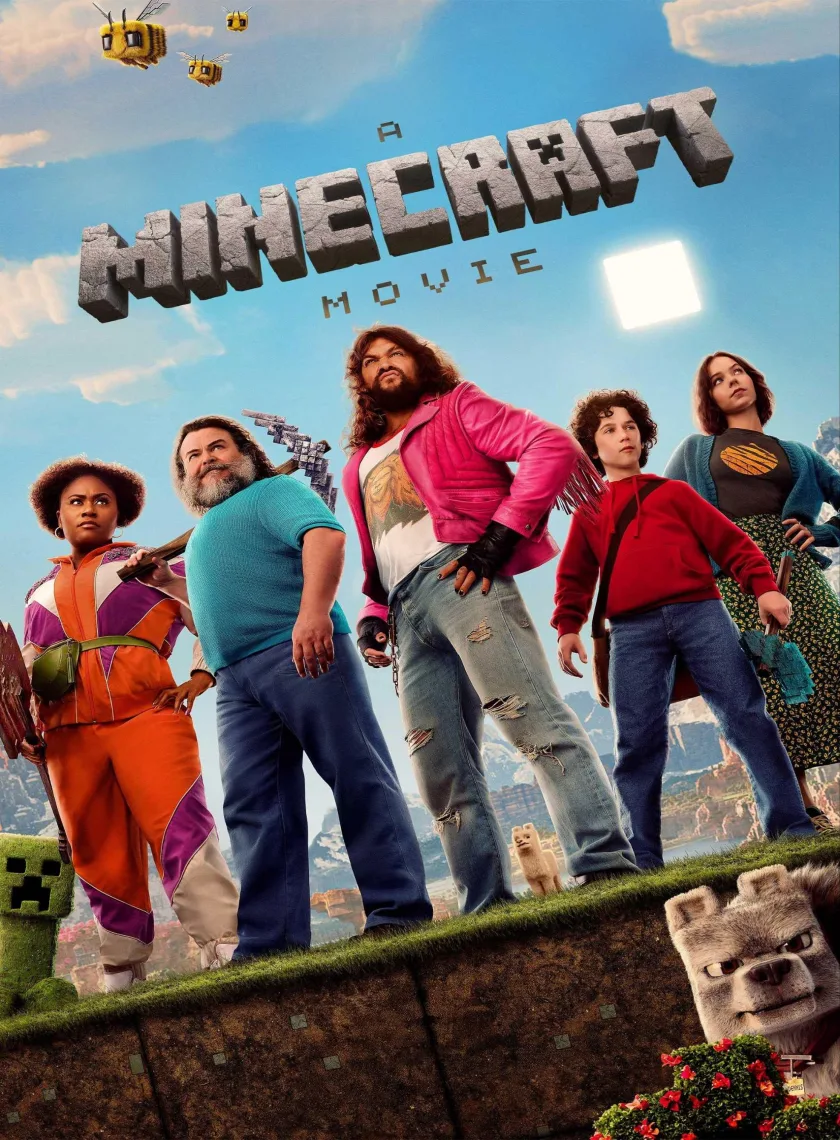 A Minecraft Movie (2025) (Hindi + English) Dual Audio Hollywood Movie HD ESub poster