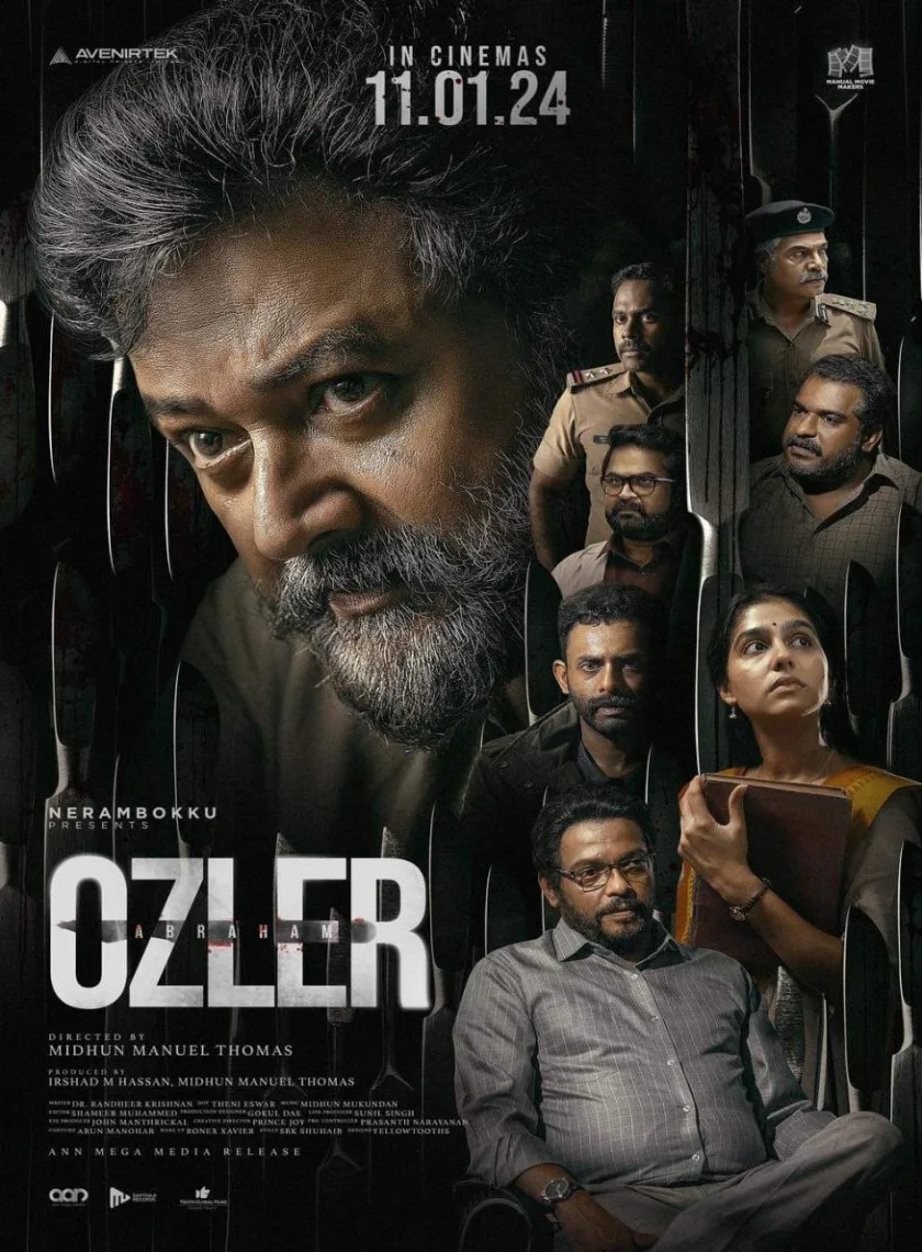 Abraham Ozler (2024) {Hindi + Malayalam} Dual Audio UnCut Movie HD ESub poster