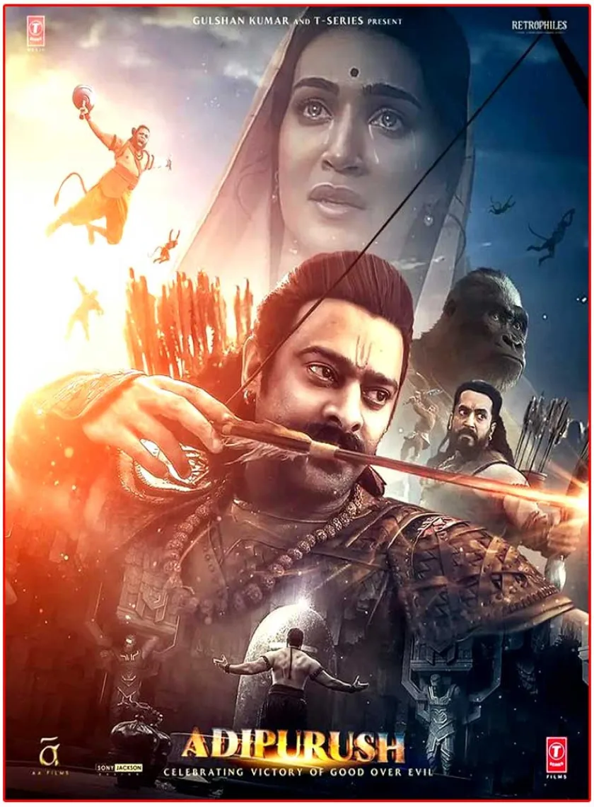 Adipurush (2023) Bollywood Hindi Full Movie HD ESub poster