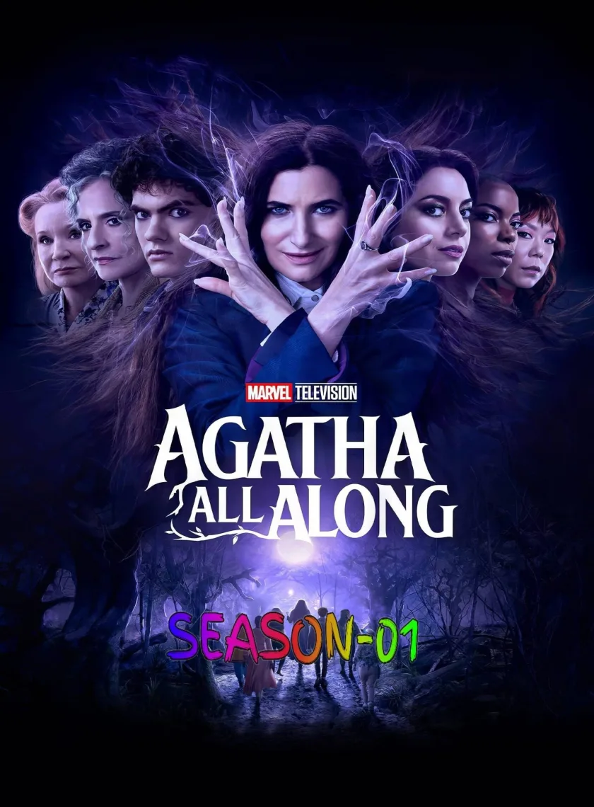 Agatha All Along S01 (2024) (Hindi + English) Dual Audio MCU Completed Web Series HEVC ESub poster