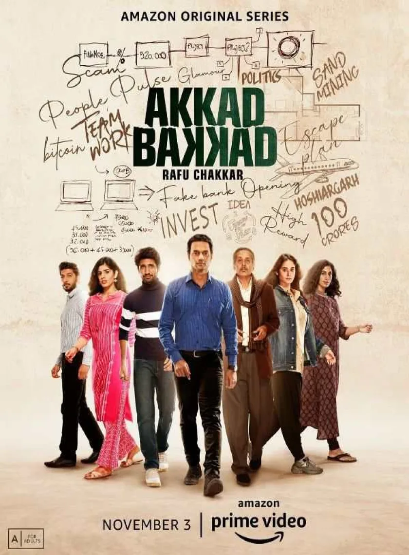 Akkad Bakkad Rafu Chakkar S1 (2021) Hindi Completed Web Series HEVC ESub poster