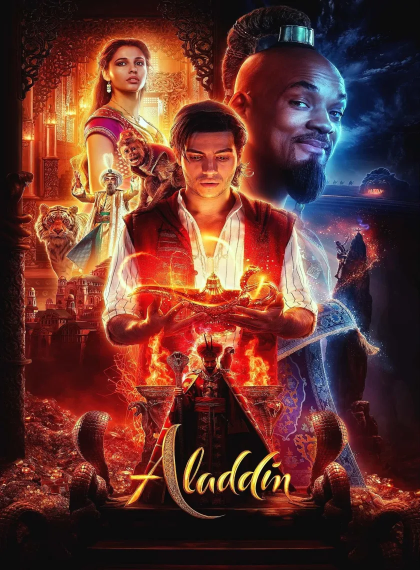 Aladdin (2019) (Hindi + English) Dual Audio Hollywood Movie BluRay HD ESub poster