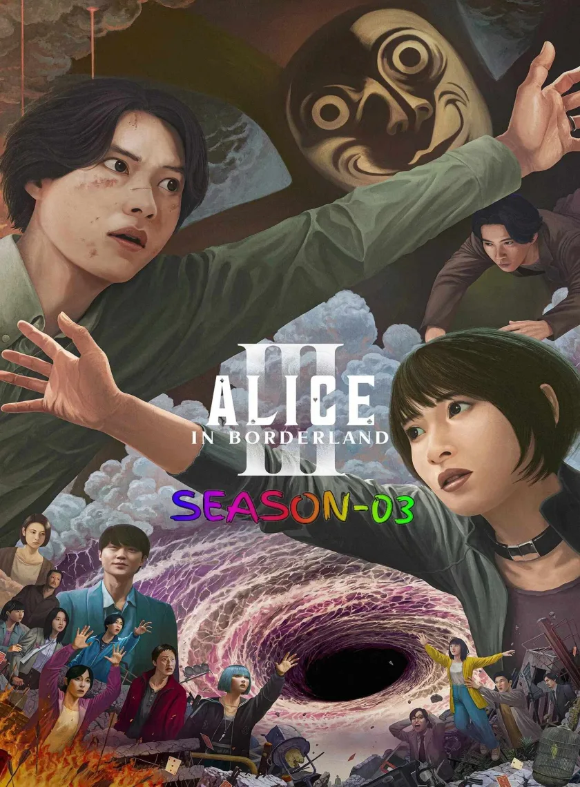 Alice in Borderland S03 (2025) (Hindi + English) Dual Audio Completed Web Series HEVC ESub poster