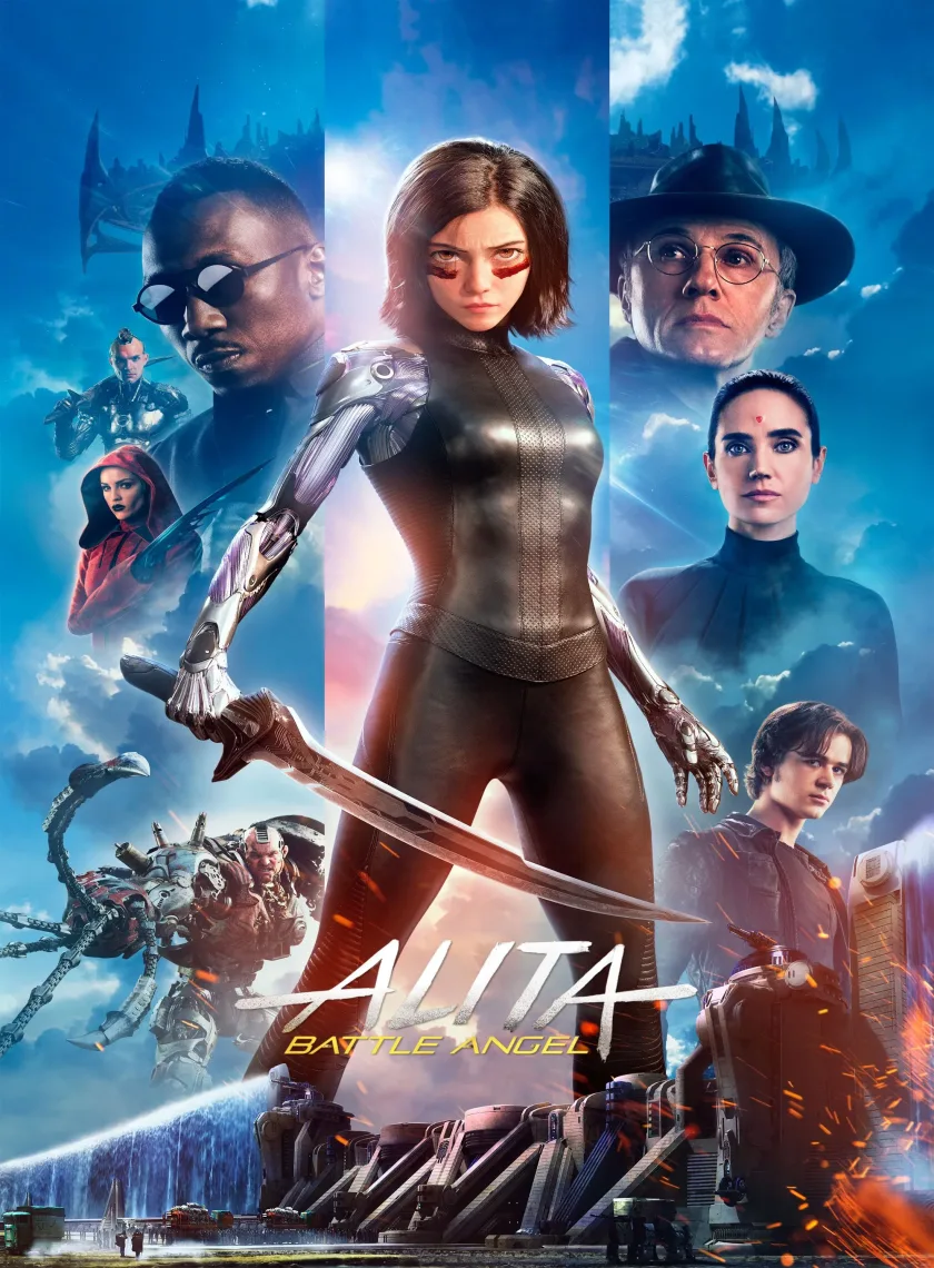 Alita - Battle Angel (2019) (Hindi + English) Dual Audio Hollywood Movie BluRay HD ESub poster