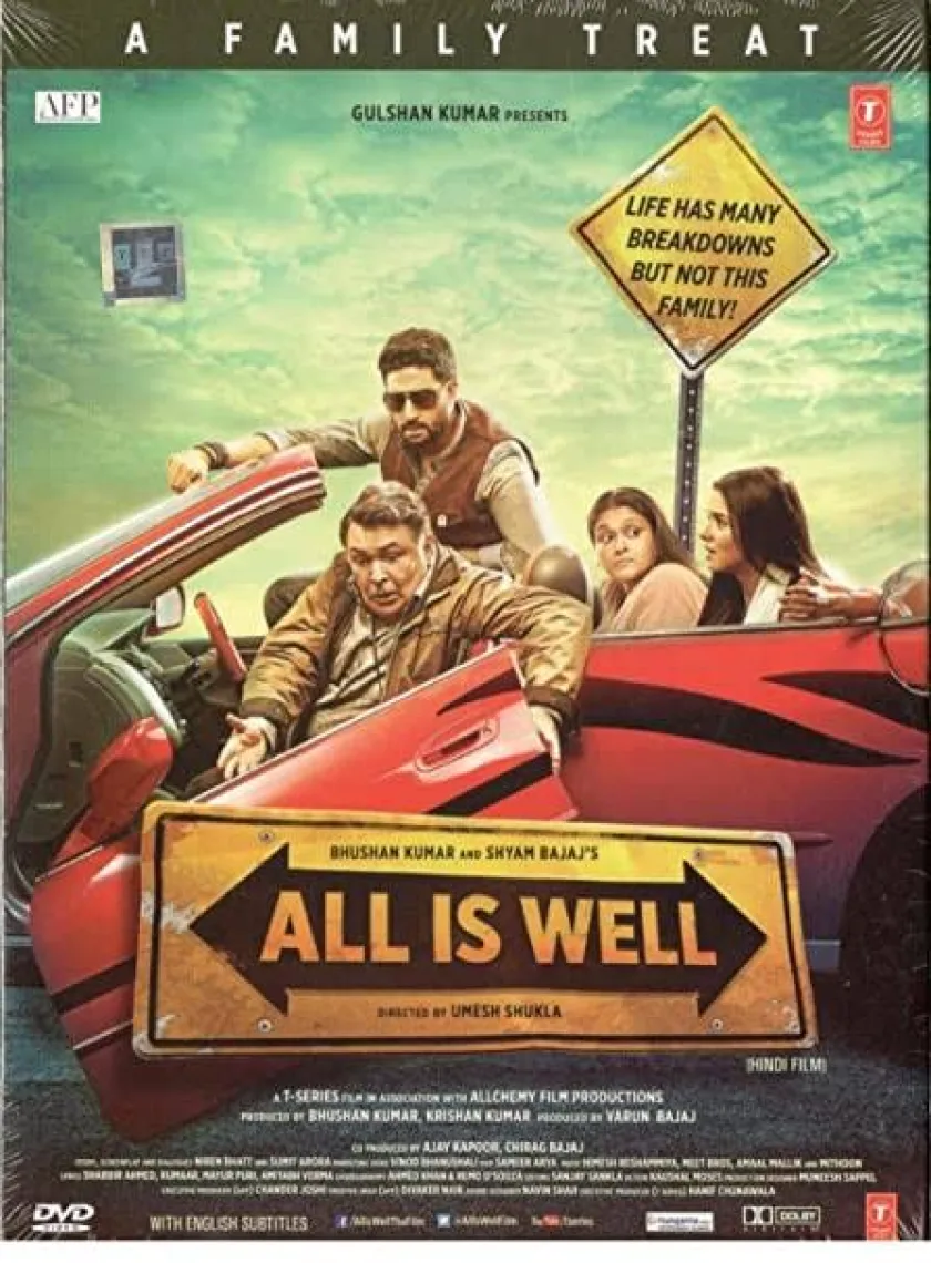 All Is Well (2015) Bollywood Hindi Full Movie ESub HD poster