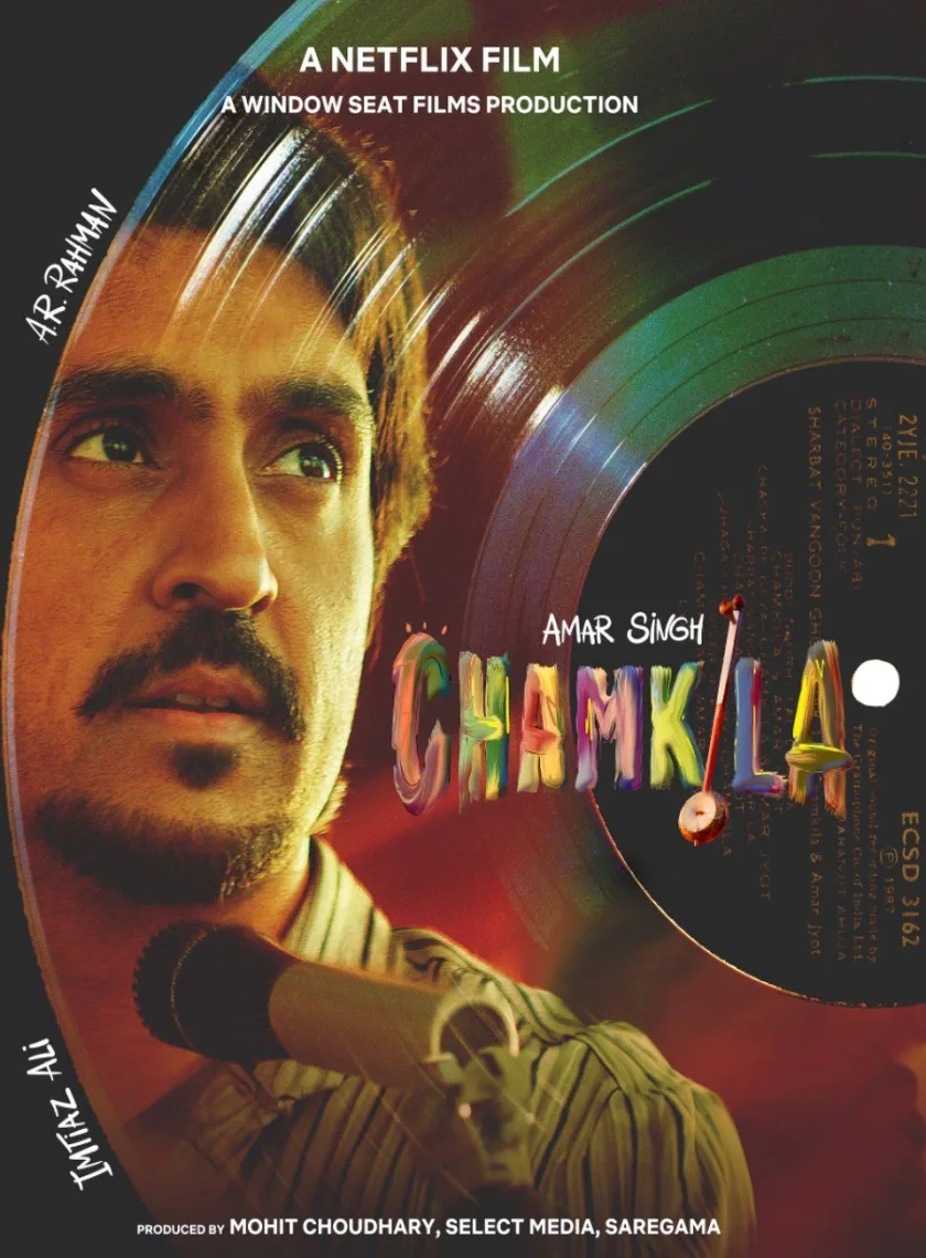 Amar Singh Chamkila (2024) Hindi Full Movie HD ESub poster