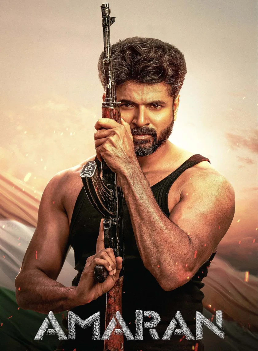 Amaran (2024) (Hindi + Tamil) Dual Audio UnCut South Movie HD ESub poster