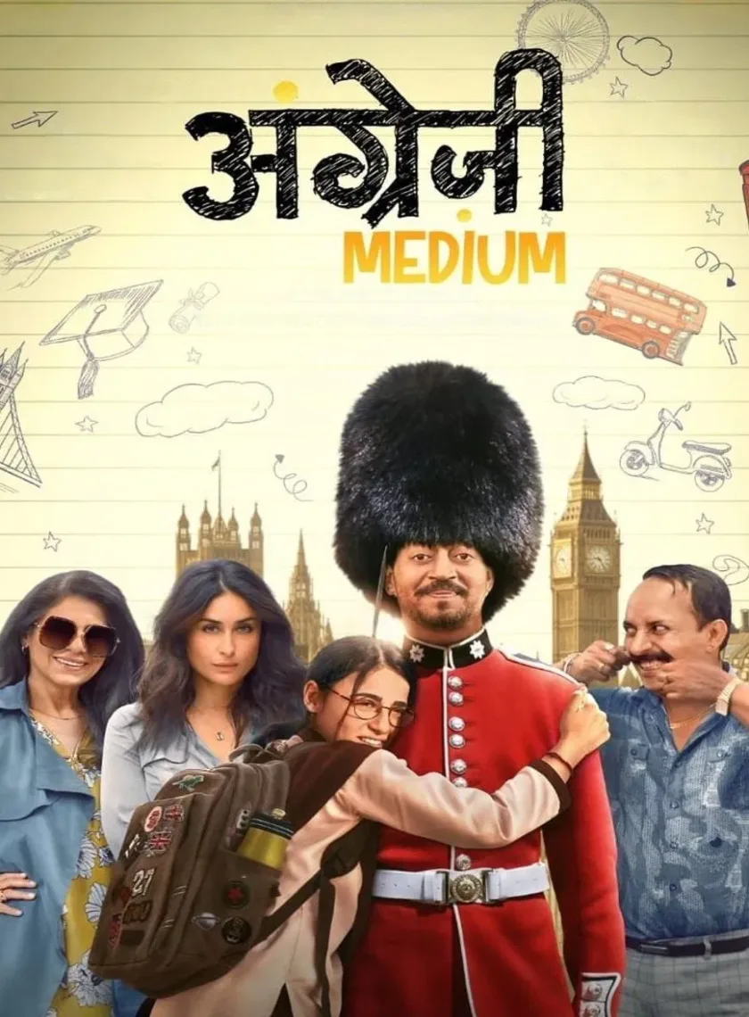 Angrezi Medium (2020) Bollywood Hindi Movie HD ESub poster