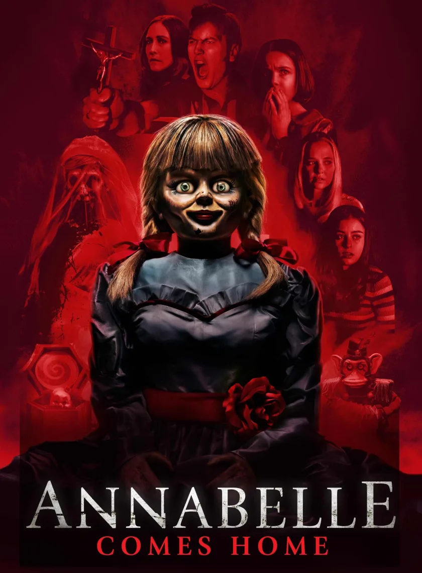 Annabelle Comes Home (2019) (Hindi + English) Dual Audio Hollywood Movie BluRay HD ESub poster