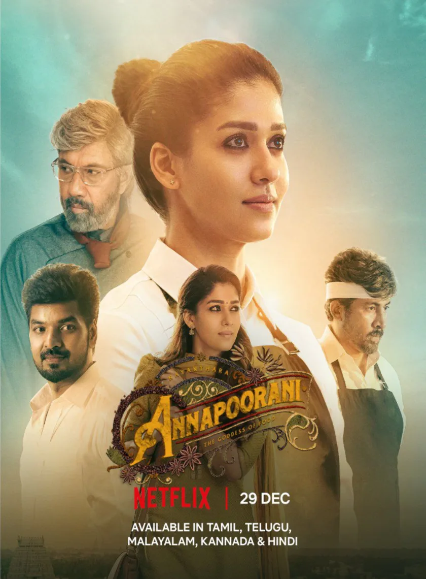 Annapoorani (2023) South Hindi Dubbed UnCut Full Movie HD ESub poster