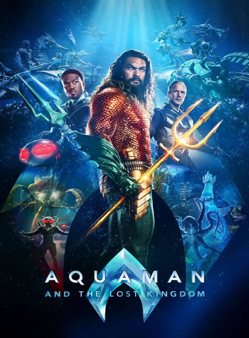 Aquaman and the Lost Kingdom (2023) {Hindi + English} Dual Audio Movie HD ESub poster
