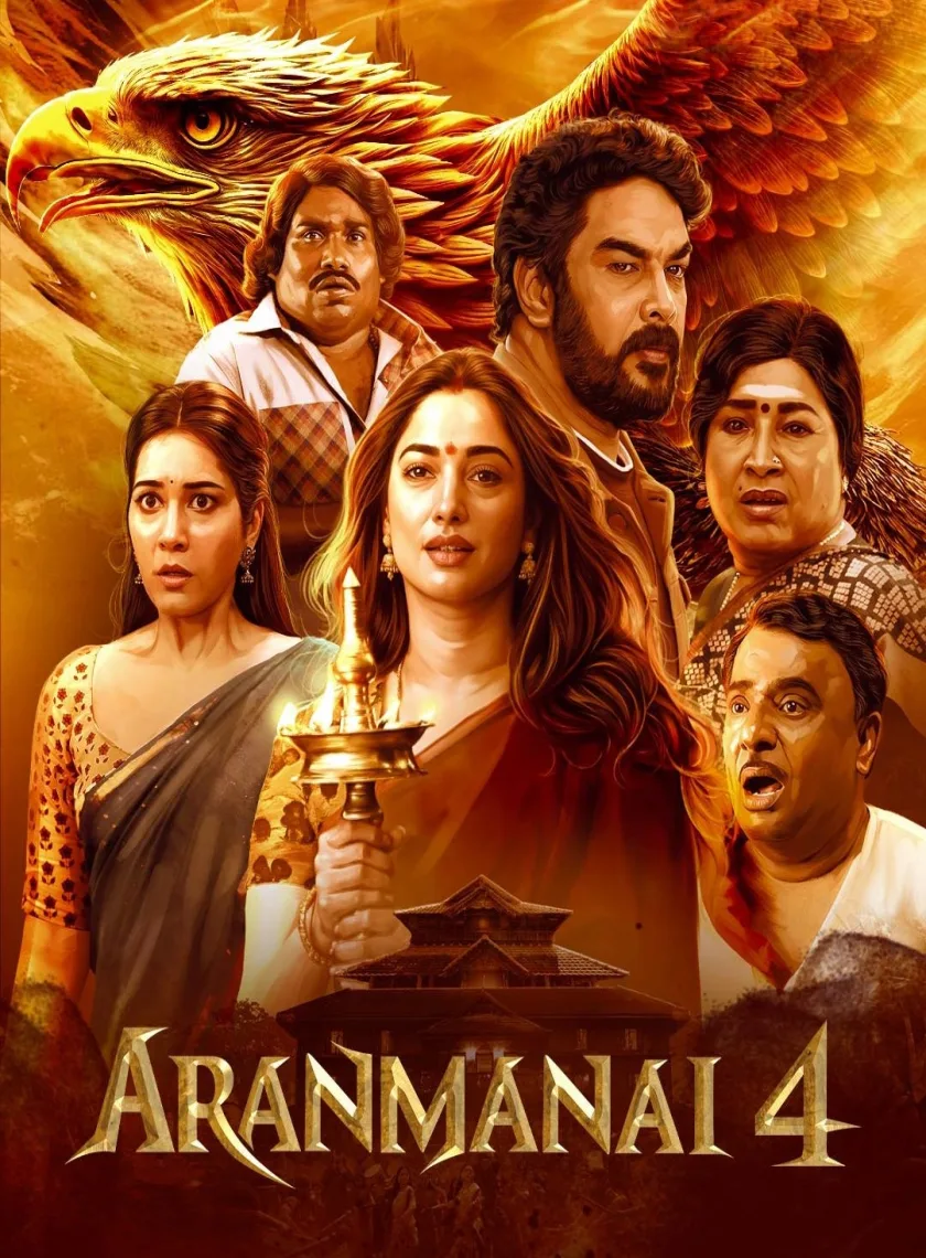 Aranmanai 4 (2024) {Hindi + Tamil} Dual Audio UnCut Movie HD ESub poster