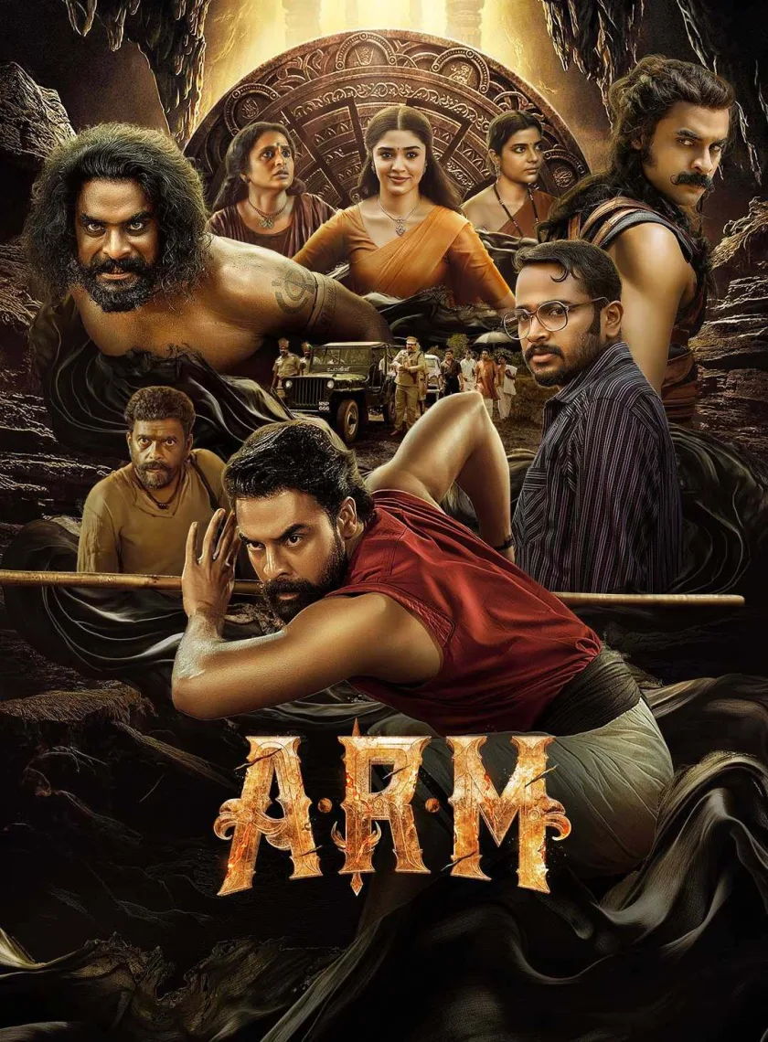 ARM (2024) (Hindi + Malayalam) Dual Audio UnCut South Movie HD ESub poster