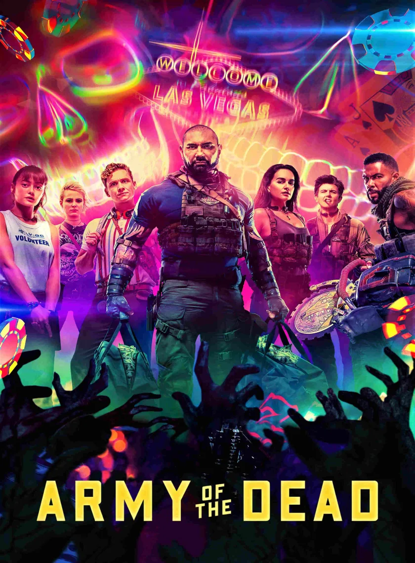 Army of the Dead (2021) (Hindi + English) Dual Audio Hollywood Movie HD ESub poster