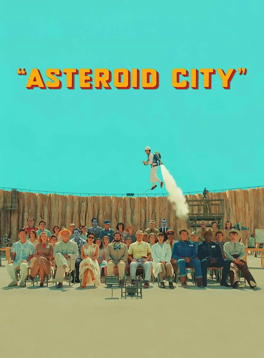 Asteroid City (2023) {Hindi + English} Dual Audio Full Movie HD poster