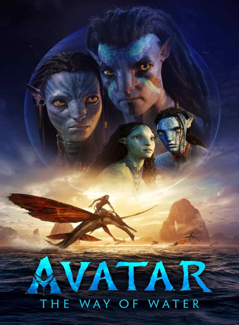 Avatar - The Way of Water (2022) (Hindi + English) Dual Audio Hollywood Movie BluRay HD ESub poster
