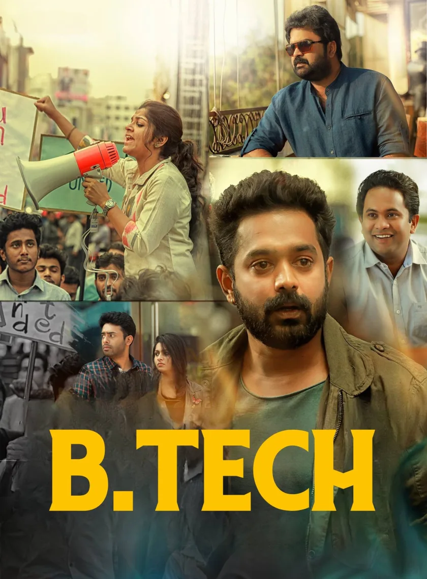 B. Tech (2018) (Hindi + Malayalam) Dual Audio UnCut South Movie HD ESub poster