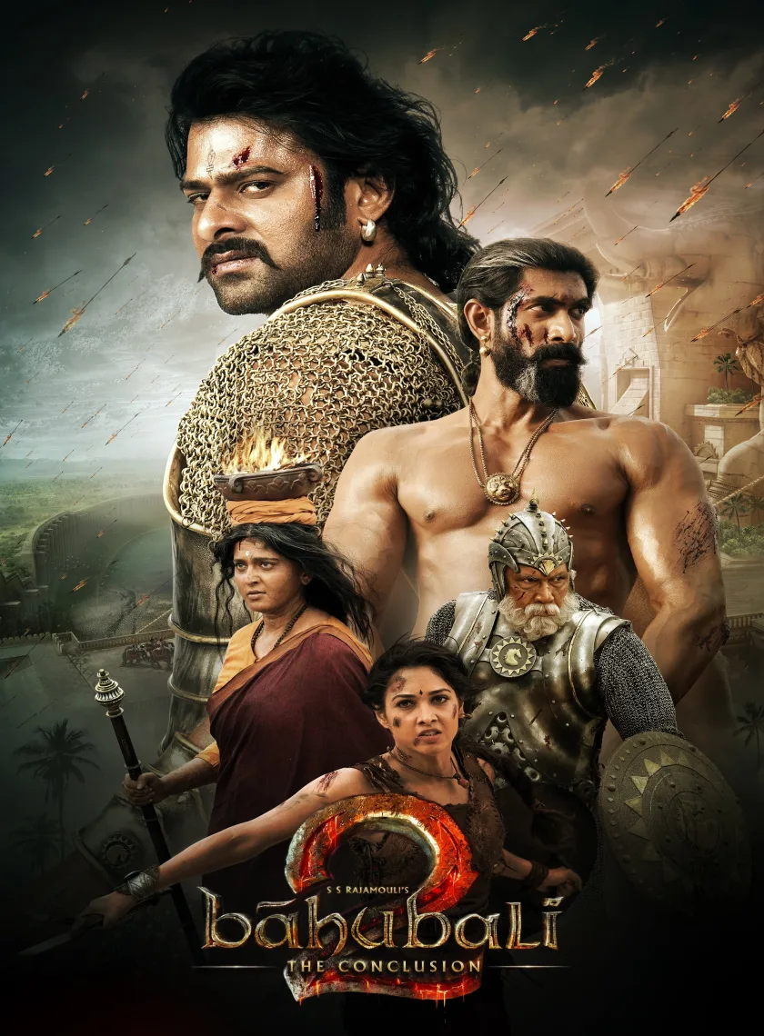 Baahubali 2 - The Conclusion (2017) Hindi Movie BluRay HD ESub poster