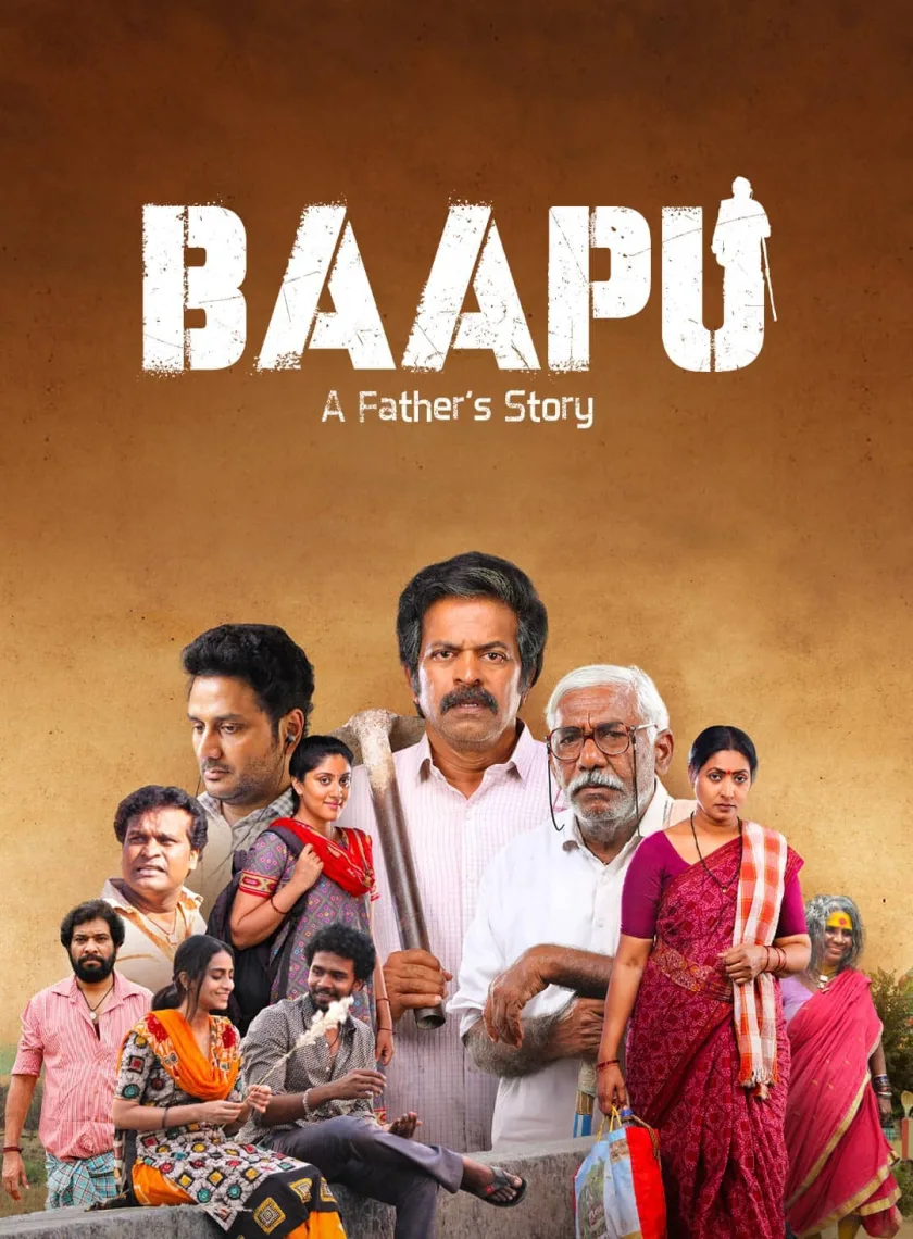 Baapu (A Fathers Story) (2025) (Hindi + Telugu) Dual Audio UnCut South Movie HD ESub poster