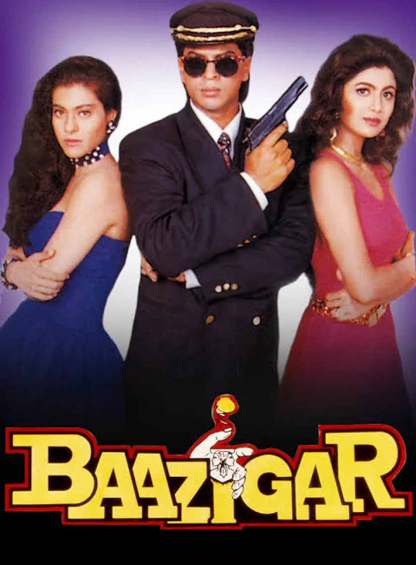 Baazigar (1993) Bollywood Hindi Full Movie HD ESub poster