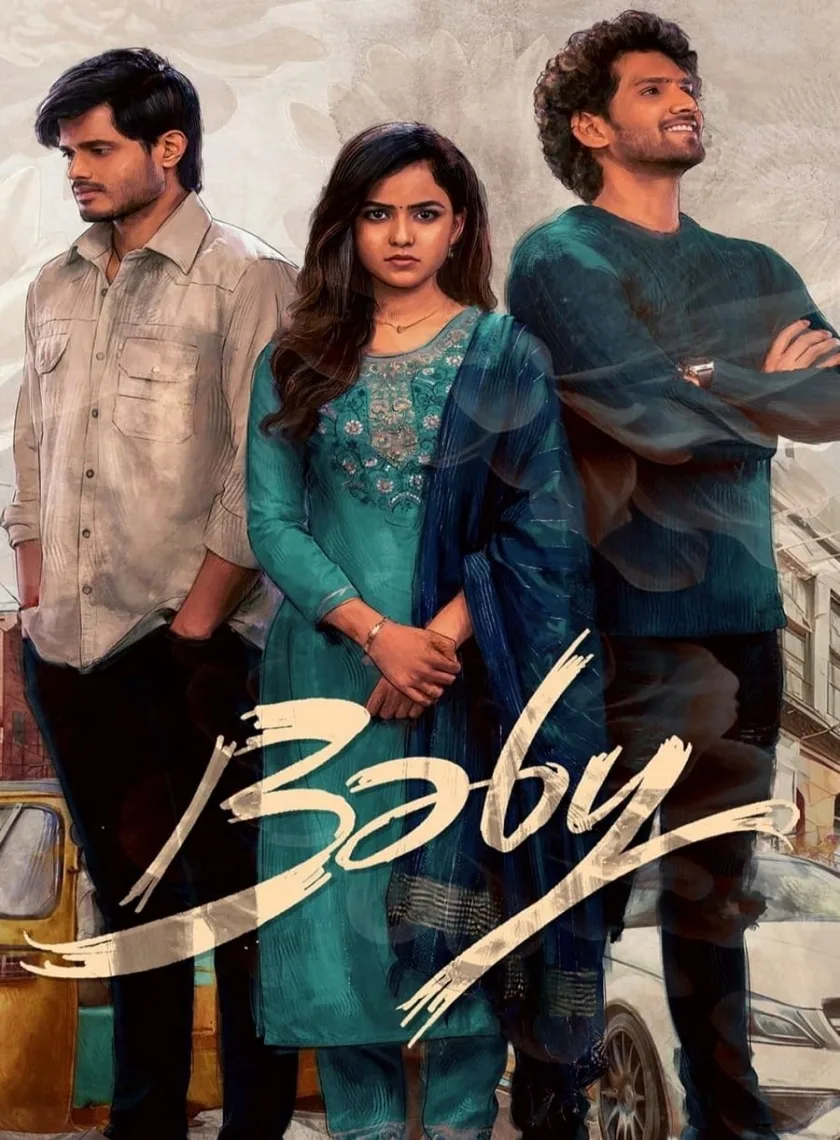 Baby (2023) (Hindi HQ + Telugu) Dual Audio UnCut South Movie HD ESub poster
