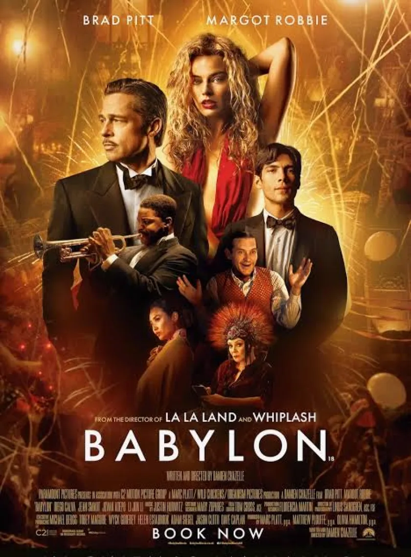 Babylon (2023) Hollywood (Hindi+ English) Dual Audio Full Movie BluRay HD ESub poster