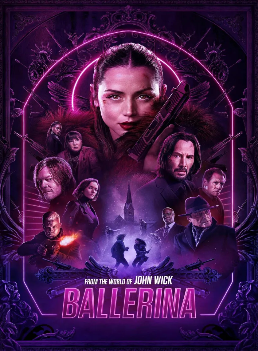 Ballerina (2025) (Hindi + English) Daul Audio Hollywood Movie HD ESub poster