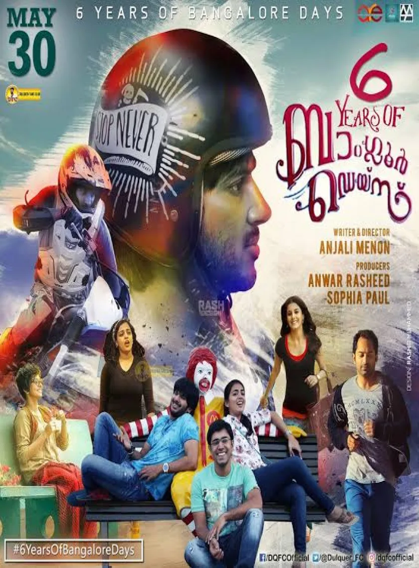 Bangalore Days (2021) New South Hindi ( Fan Dubbed) Full Movie Uncut [No Ads] BluRay ESub poster