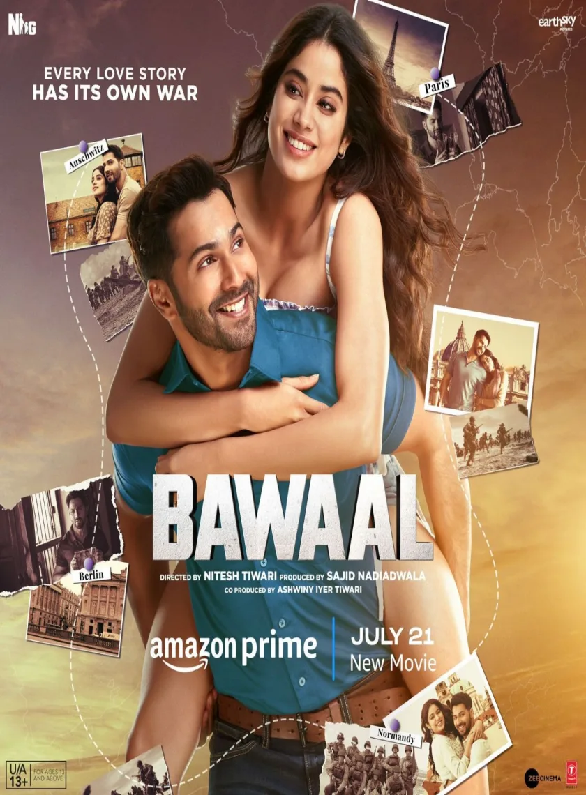Bawaal (2023) Bollywood Hindi Full Movie HD ESub poster