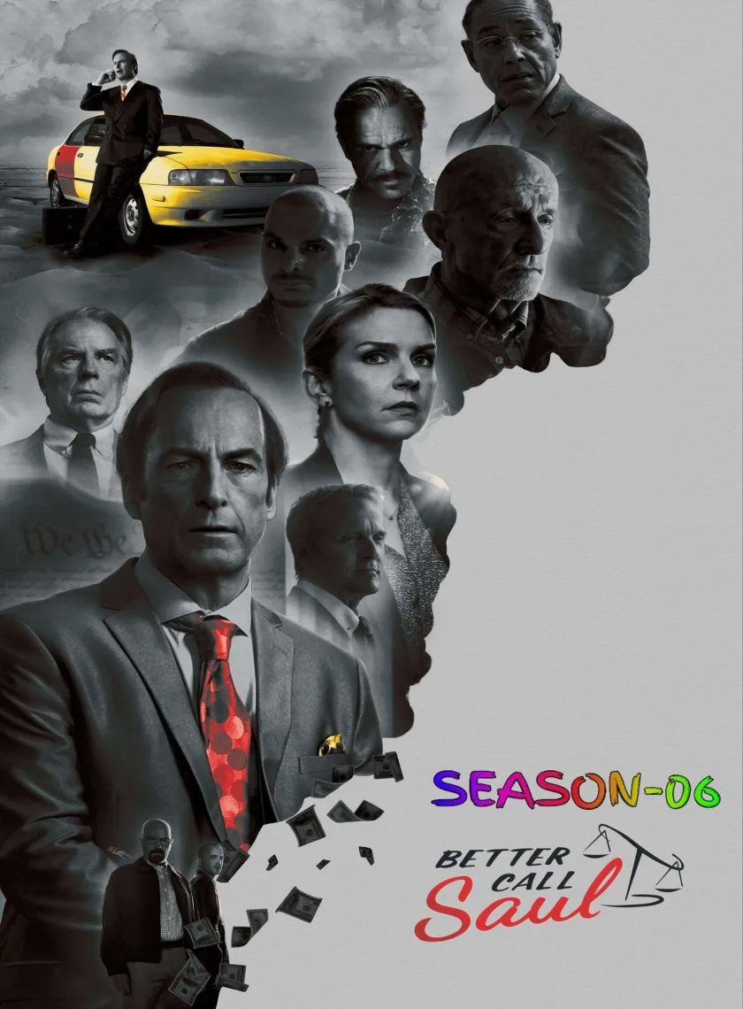Better Call Saul S06 (2022) (Hindi + English) Dual Audio Completed Web Series BluRay HEVC ESub poster