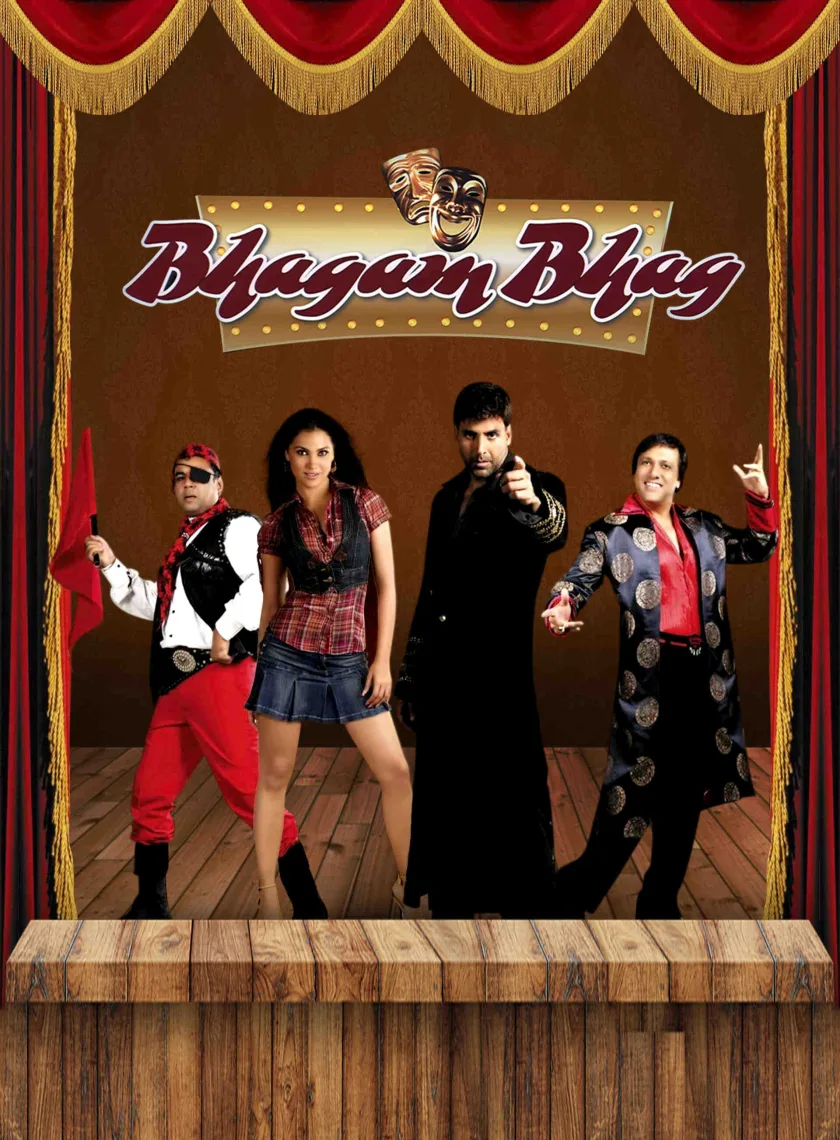 Bhagam Bhag (2006) Bollywood Hindi Movie BluRay HD ESub poster