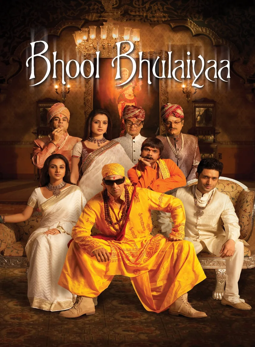 Bhool Bhulaiyaa (2007) Bollywood Hindi Movie BluRay HD ESub poster