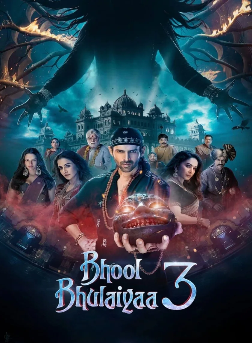 Bhool Bhulaiyaa 3 (2024) Bollywood Hindi Movie HD ESub poster