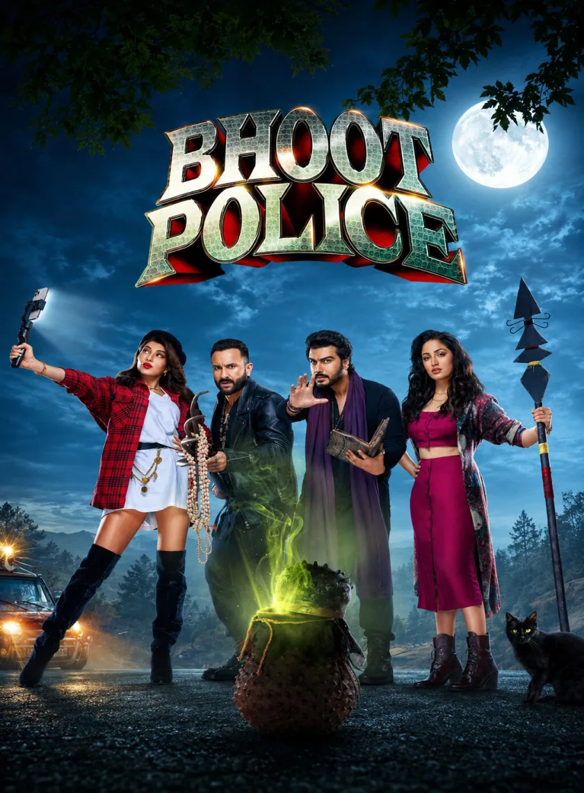 Bhoot Police (2022) Bollywood Hindi Movie HD ESub poster