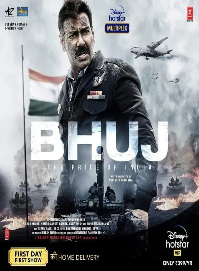 Bhuj The Pride of India (2021) New Bollywood Hindi Full Movie HD poster