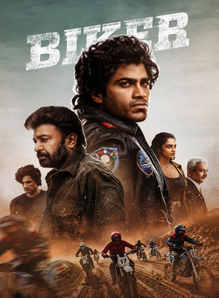 Biker (2026) (Hindi + Telugu) Dual Audio UnCut South Movie HD ESub poster