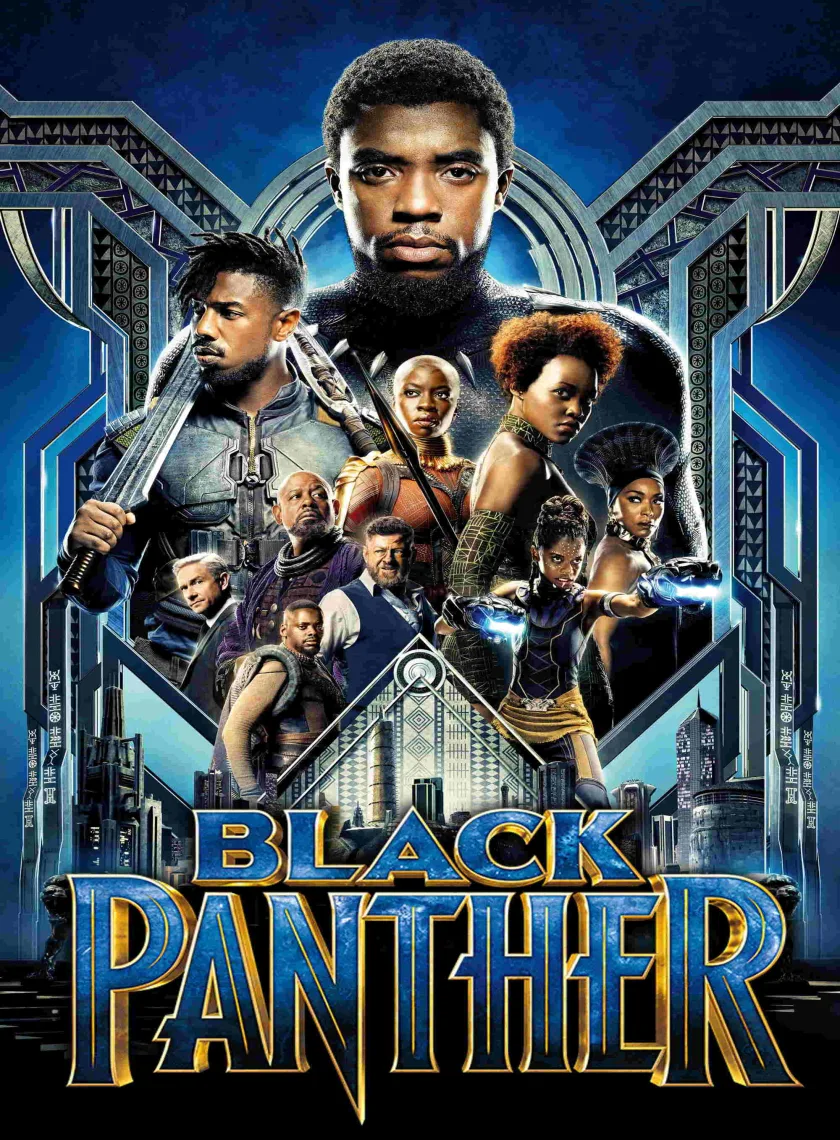 Black Panther (2018) (Hindi + English) Dual Audio MCU Hollywood Movie BluRay HD ESub poster