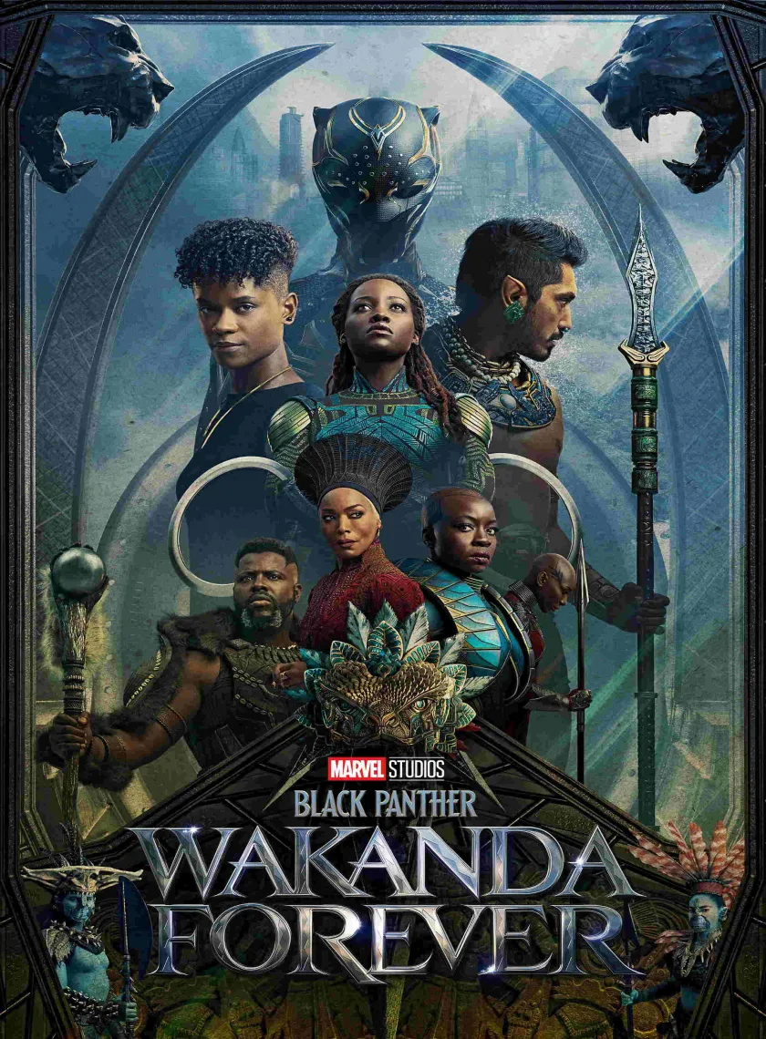 Black Panther - Wakanda Forever (2022) (Hindi + English) Dual Audio MCU Hollywood Movie BluRay HD ESub poster