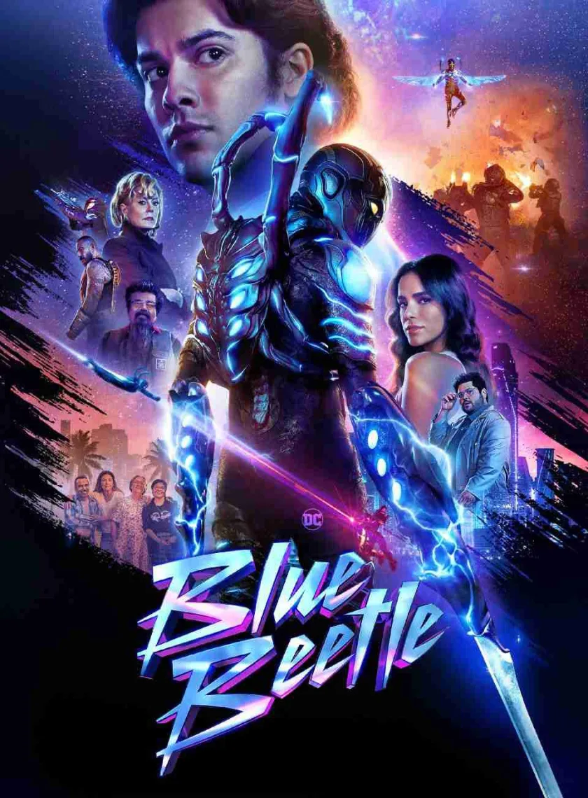 Blue Beetle (2023) {Hindi + English} Dual Audio Full Movie HD ESub poster