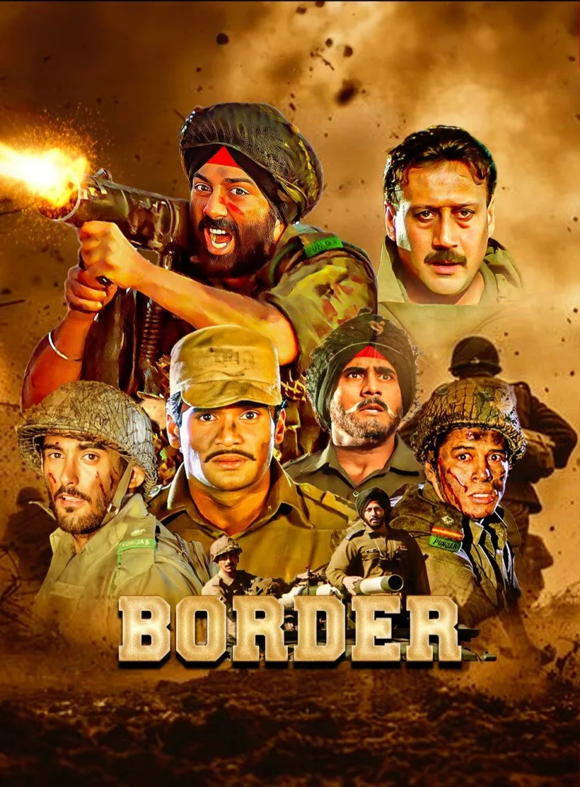 Border (1997) Bollywood Hindi Movie HD ESub poster