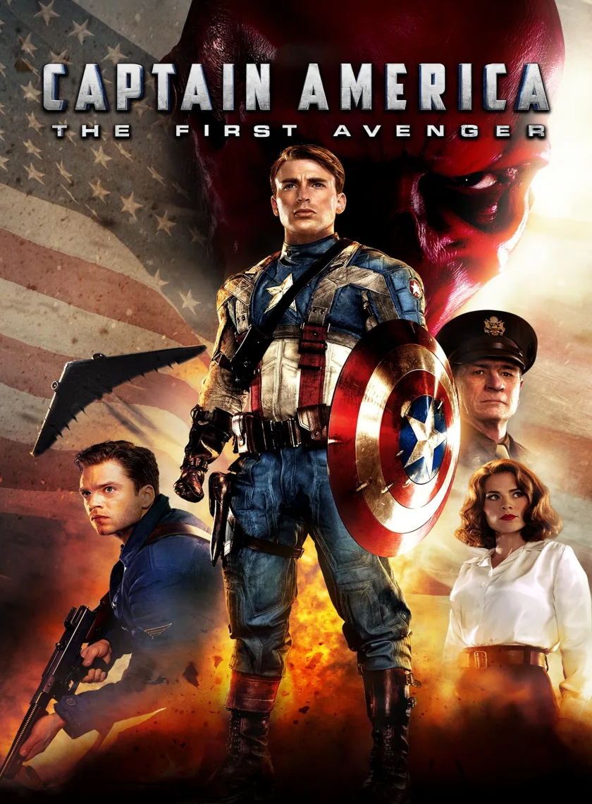 Captain America: The First Avenger (2011) (Hindi + English) Dual Audio MCU Movie BluRay HD ESub poster