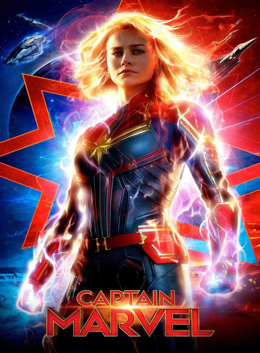 Captain Marvel (2019) (Hindi + English) Dual Audio MCU Hollywood Movie BluRay HD ESub poster