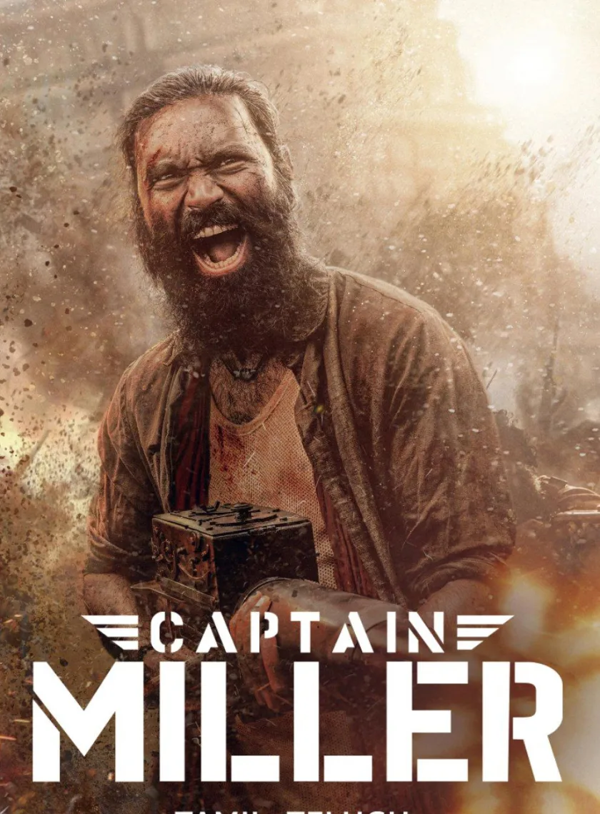 Captain Miller (2024) {Hindi + Tamil} Dual Audio UnCut Movie HD ESub poster