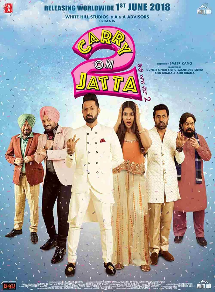 Carry on Balle Balle (Carry on jatta 2) 2020 New Hindi Dubbed Full Movie HD Dual Audio [Hindi And Punjabi] poster