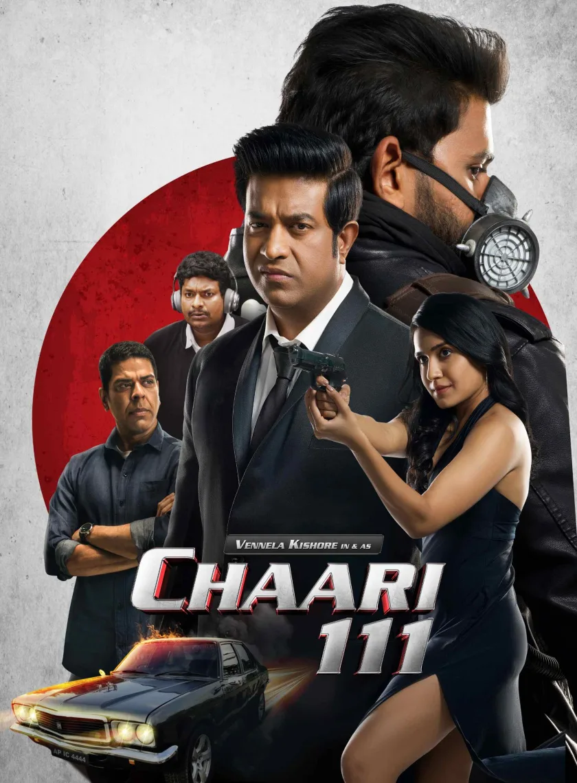 Chaari 111 (2024) (Hindi + Telugu) Dual Audio UnCut South Movie HD ESub poster