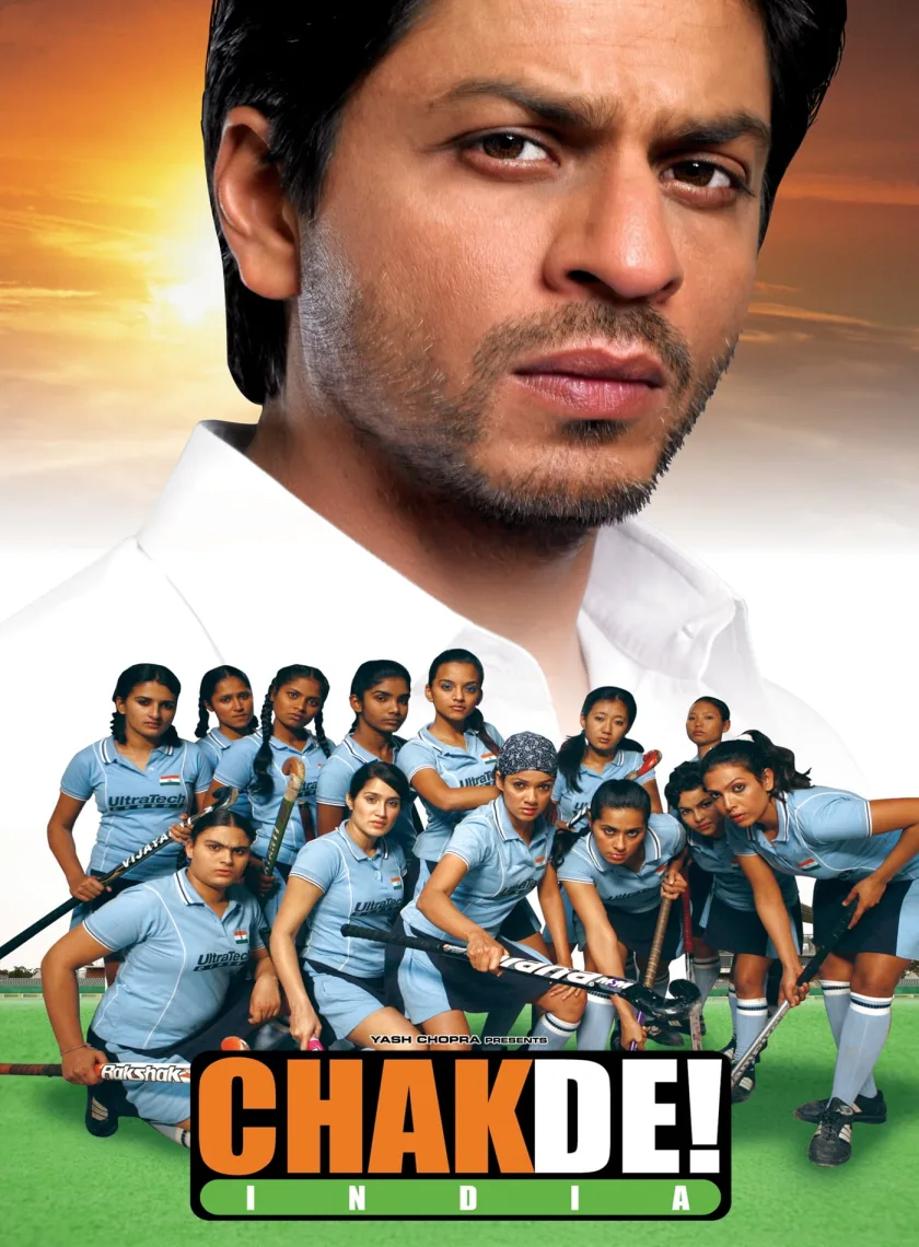 Chak De India (2007) Bollywood Hindi Movie BluRay HD ESub poster