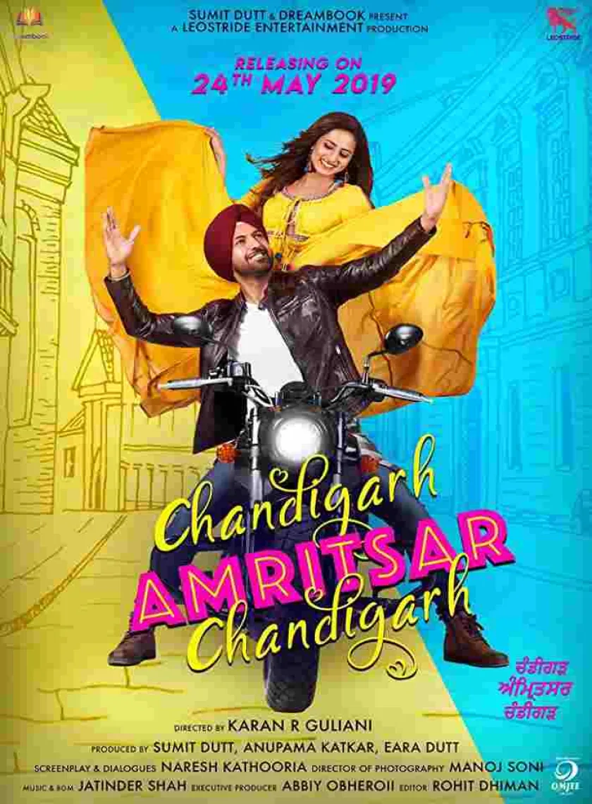 Chandigarh Amritsar Chandigarh (2019) Punjabi full movie poster
